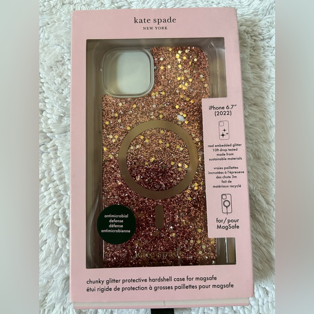 NO BOX kate spade new york Protective Hardshell Magsafe Case for iPhone 14 Plus
